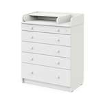 Комод пеленальный Aton Maks белый премиум белый