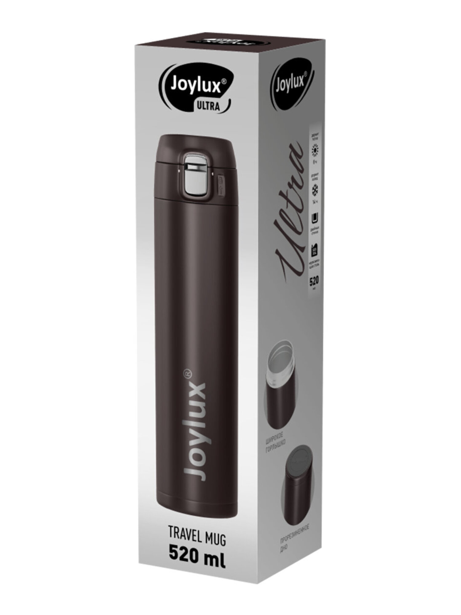 Термокружка Joylux автомобильная 520 мл термостакан для кофе и чая - фото 7