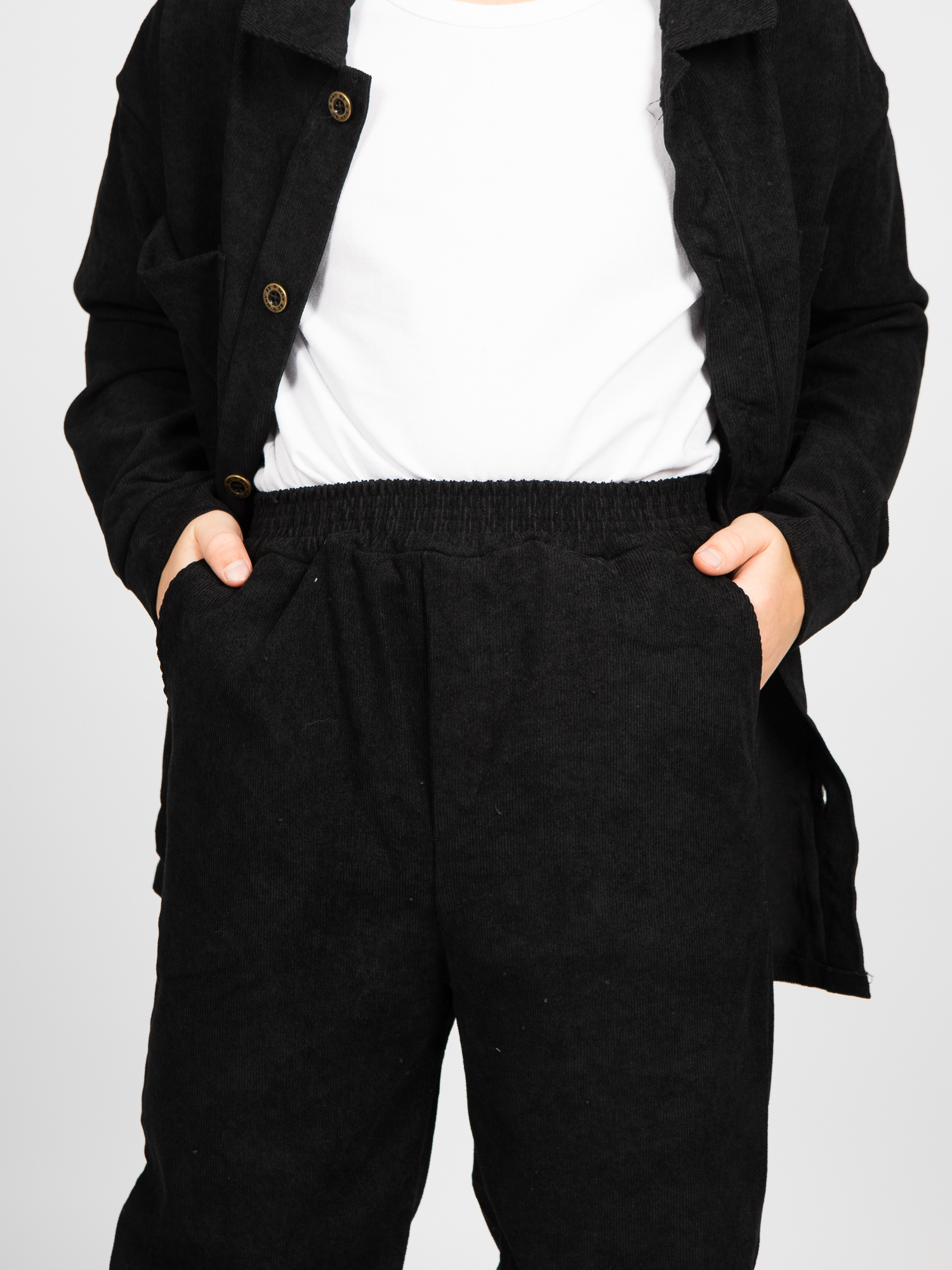 Костюм ЛАДОШКИ Костюм Вельвет черный - фото 15