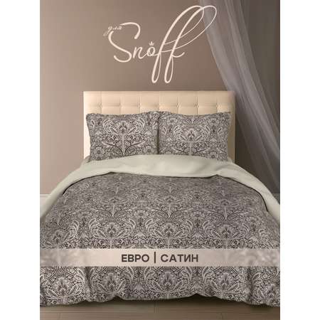 Комплект постельного белья для SNOFF Джина сатин евро 4 предм.