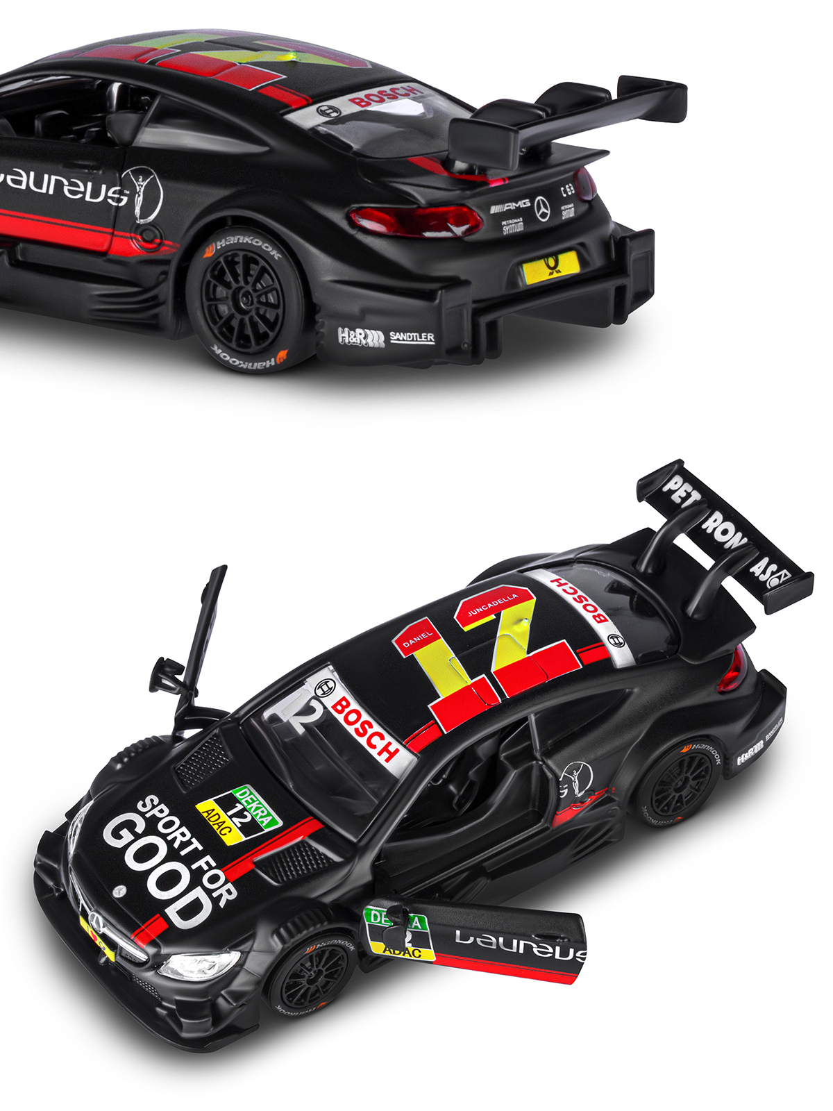 Автомобиль АВТОпанорама Mercedes AMG C 63 DTM 1:43 JB1251214 - фото 9