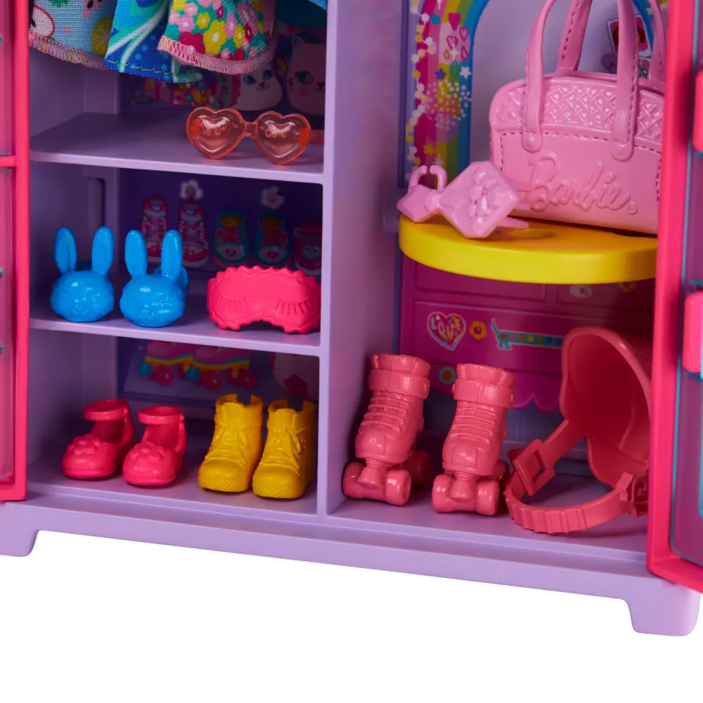 Кукла мини Barbie Chelsea Шкаф Челси HXN03 HXN03 - фото 6