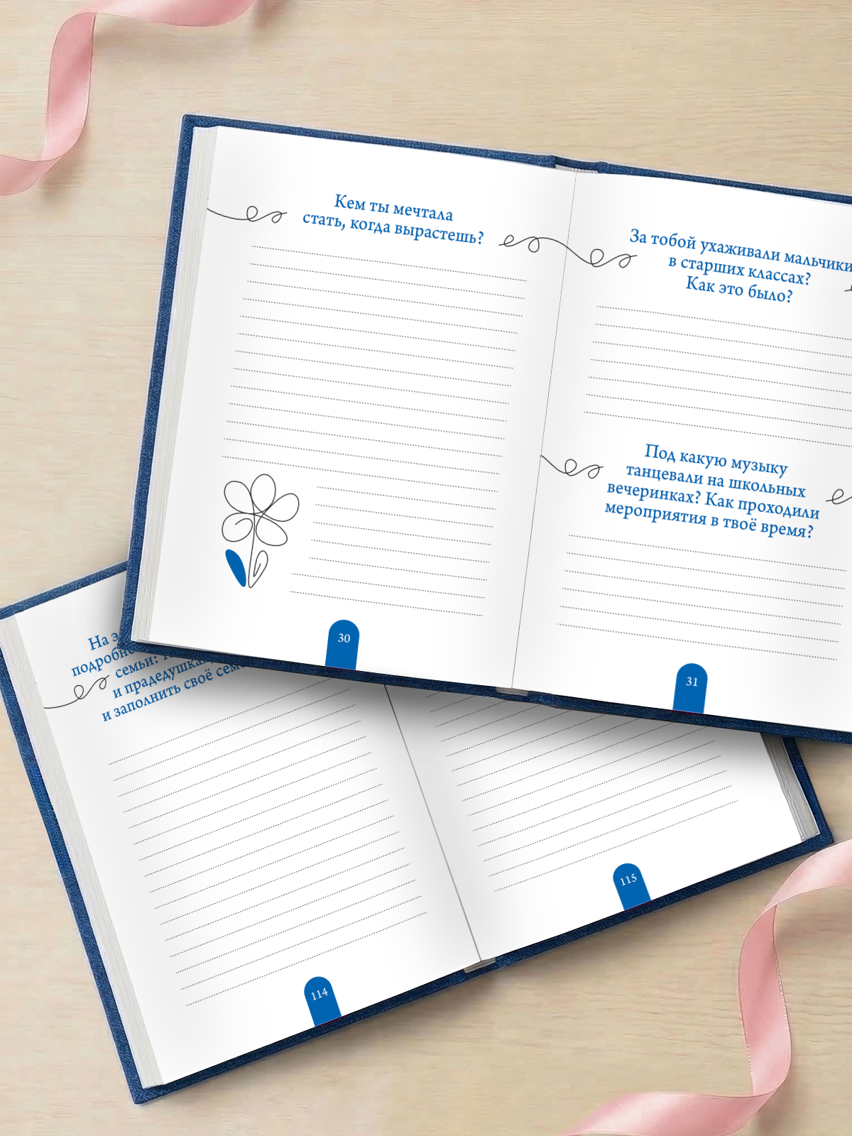 Книга-анкета Проф-Пресс дневник воспоминаний Твоя история бабушка - фото 8