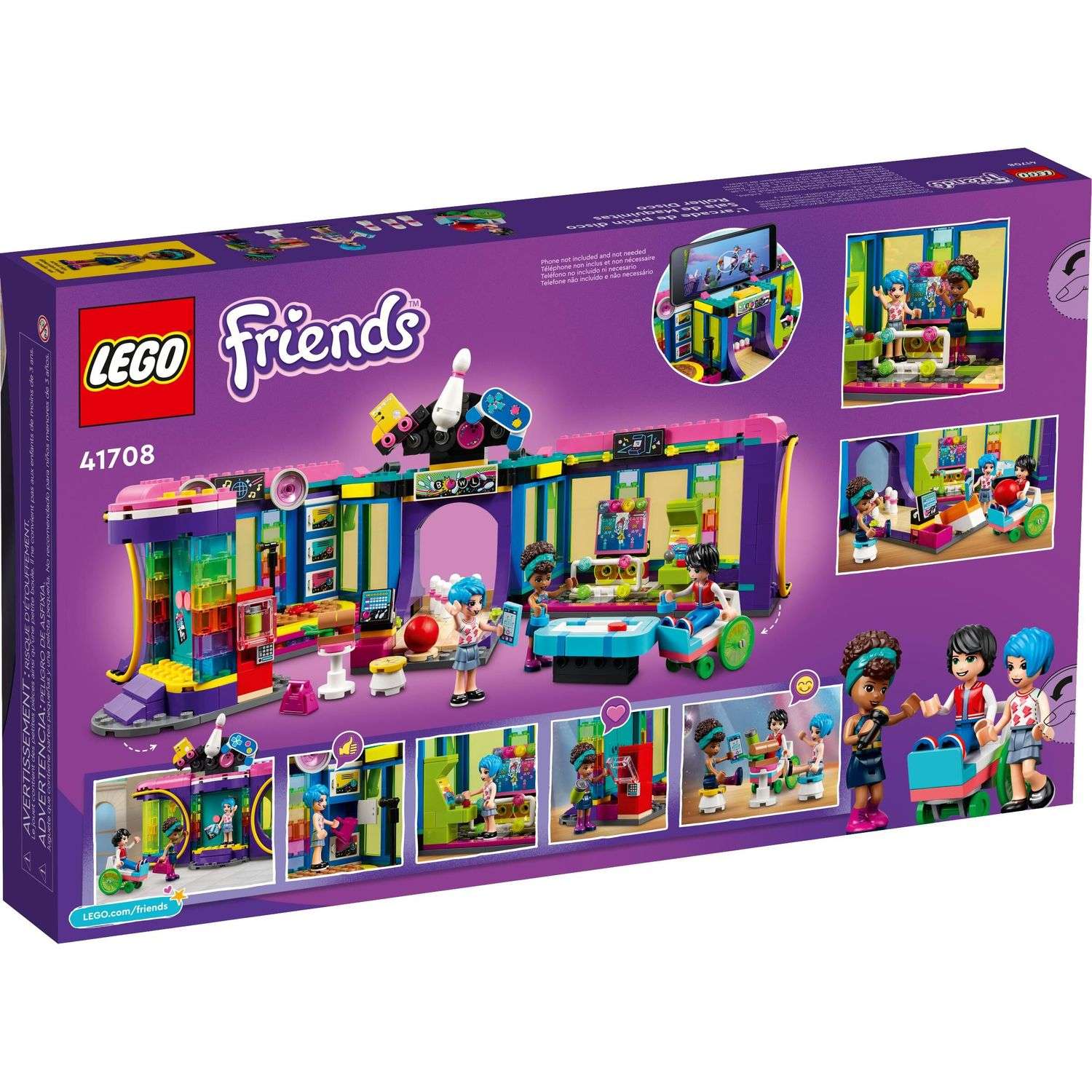 Конструктор LEGO Friends Roller Disco Arcade блочный - фото 8