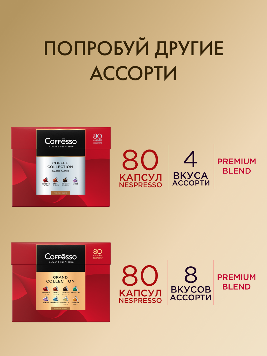 Кофе в капсулах Coffesso Classico Italiano 40 капсул по 5 г - фото 5