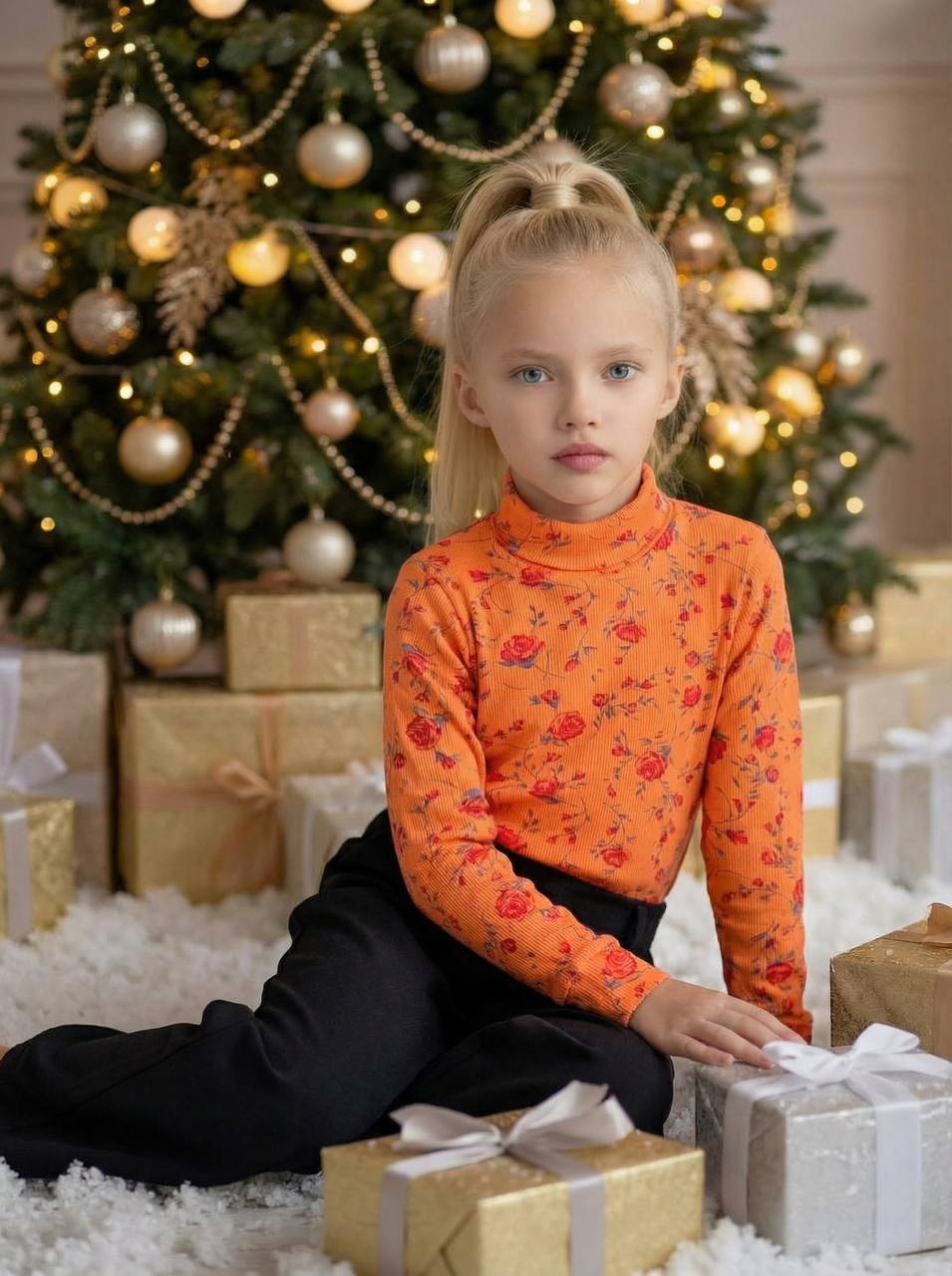 Водолазка PRIVE KIDS VDL_OR - фото 2