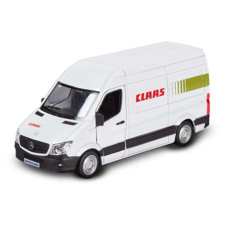 Грузовик Mobicaro Mercedes Benz Sprinter Claas 1:32 белый