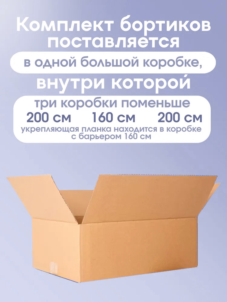 Защитный барьер CINLANKIDS комплект бортиков 160х200 - фото 6