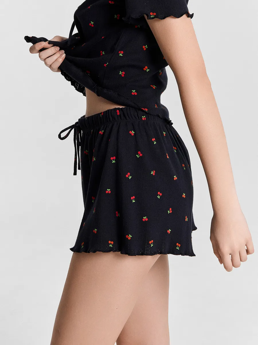 Пижама Mark Formelle (Марк Формэль) 592546/вишенки на черном - фото 10