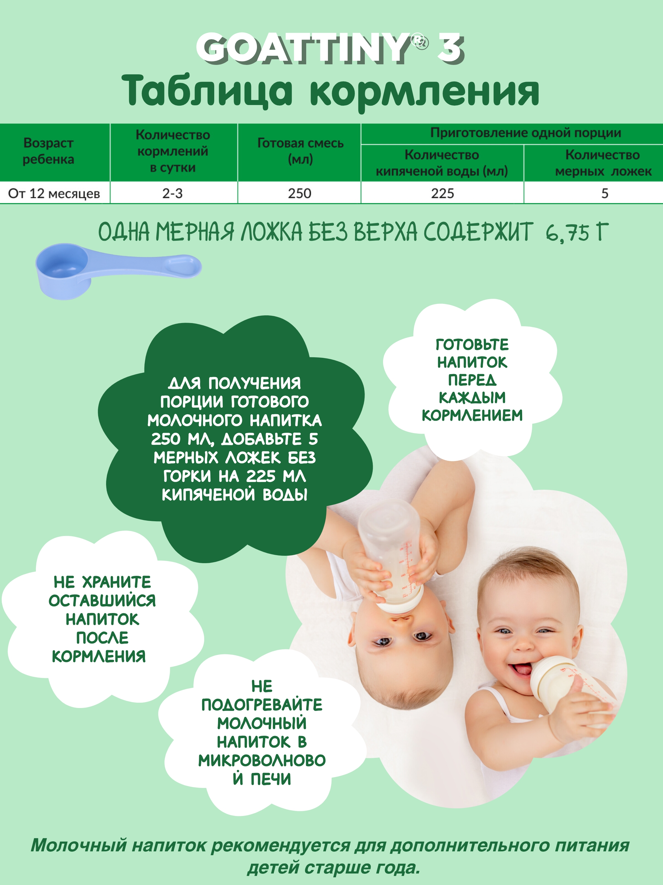 Смесь молочная Goattiny 3 - фото 7
