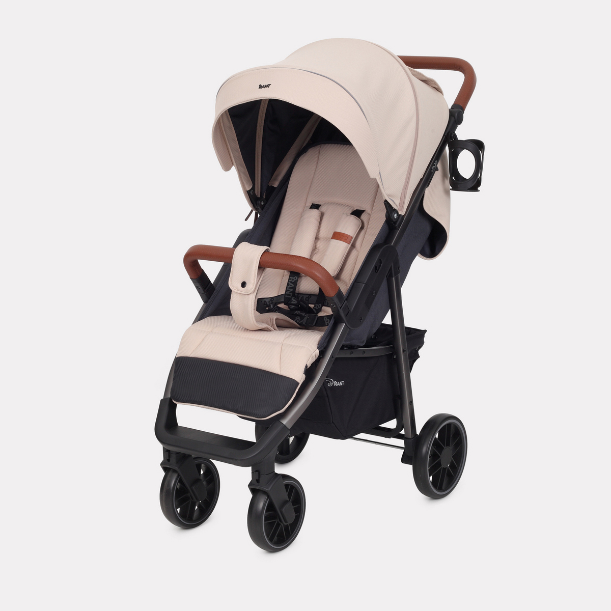 Коляска прогулочная Rant VEGA бежевый - фото 11