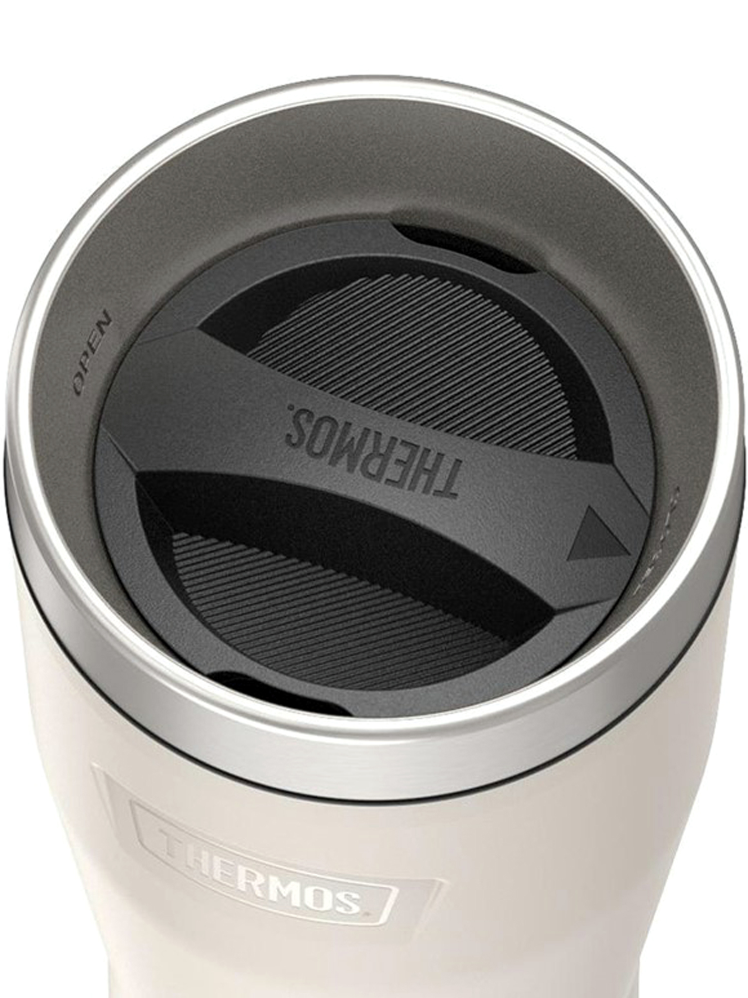 Термокружка для кофе чая 470 мл THERMOS ICON-1012 песочная – нержавеющая сталь герметичная тепло/холод 7/22 часа - фото 7