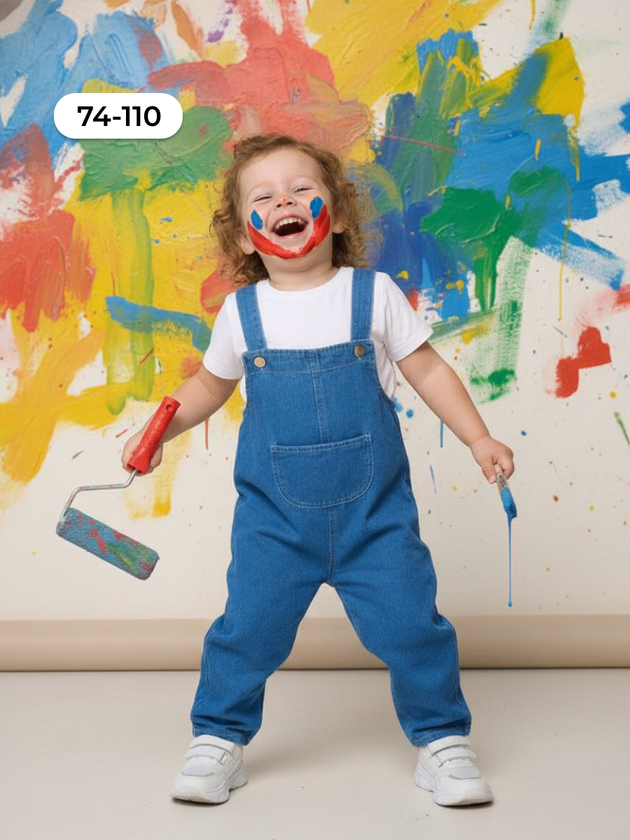 Полукомбинезон Artcher Комбинезон0005Синий - фото 2