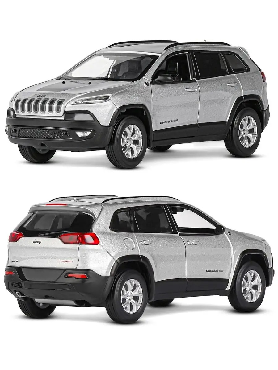 Внедорожник АВТОпанорама Jeep Cherokee 1:32 JB1251498 - фото 7