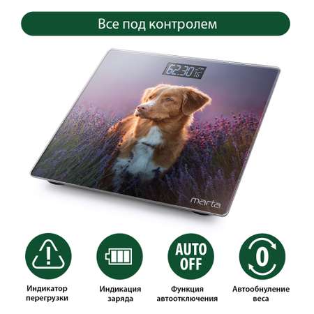 Весы напольные MARTA MT-1608 сенсорные