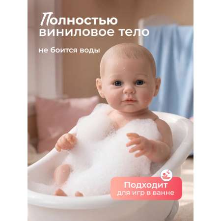 Кукла пупс Reborn Dolls Ксюша высота 46 см