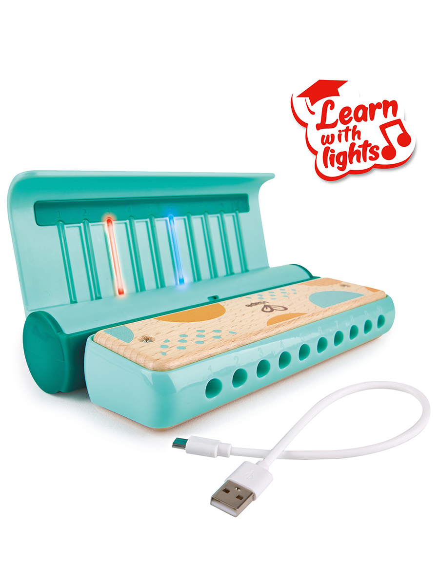 Игрушка музыкальная Hape Буду музыкантом гармошка - фото 4