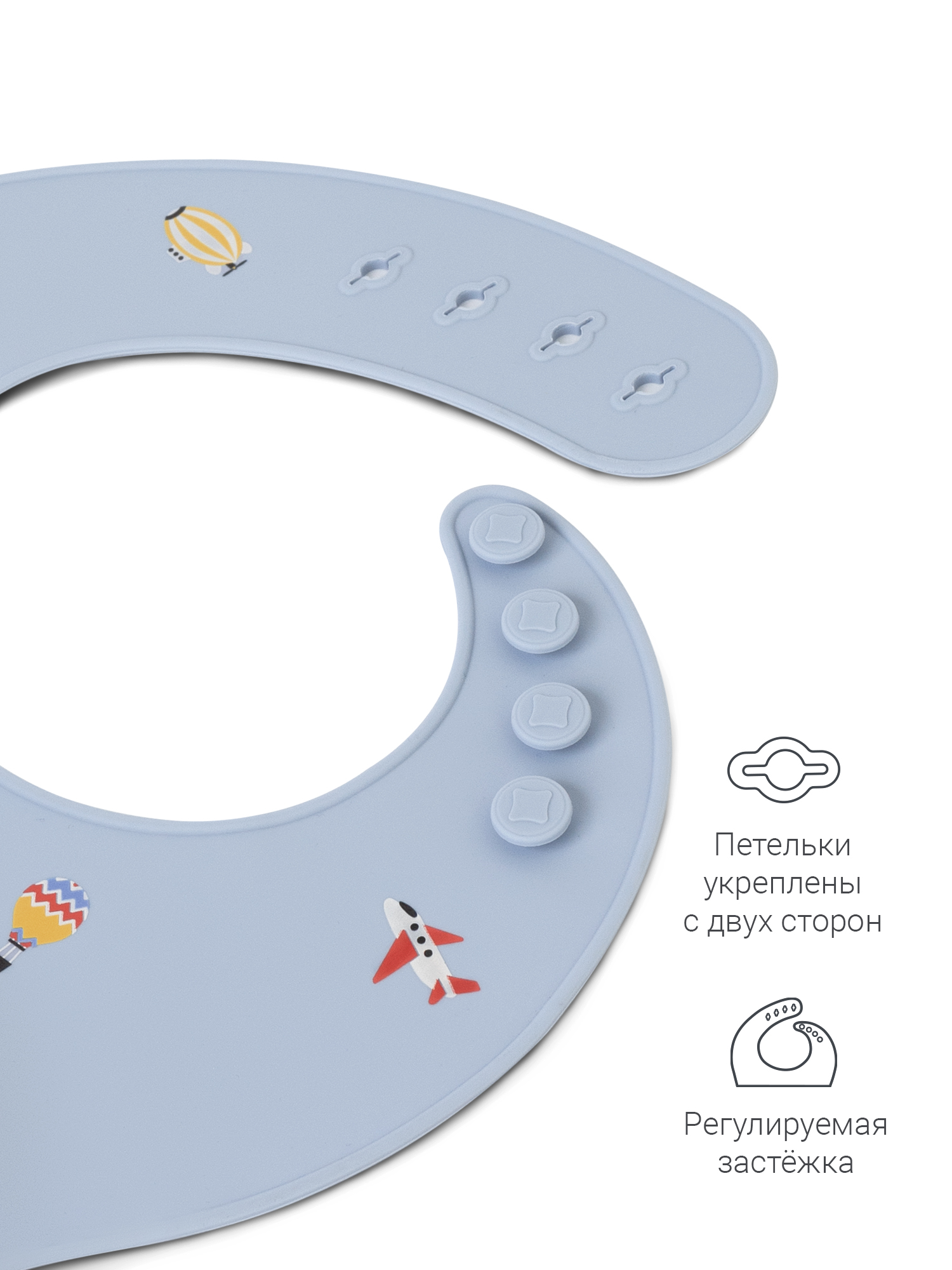 Нагрудник edda силикон 1 шт. - фото 5