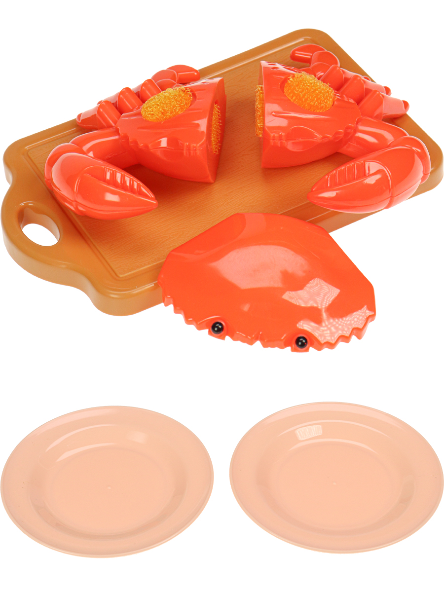 Игрушка Рыжий кот продукты, посуда 32 предм. - фото 6