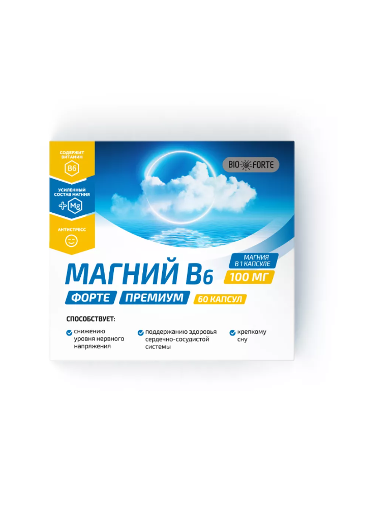 Витамины BioForte Магний В6 Форте - фото 2