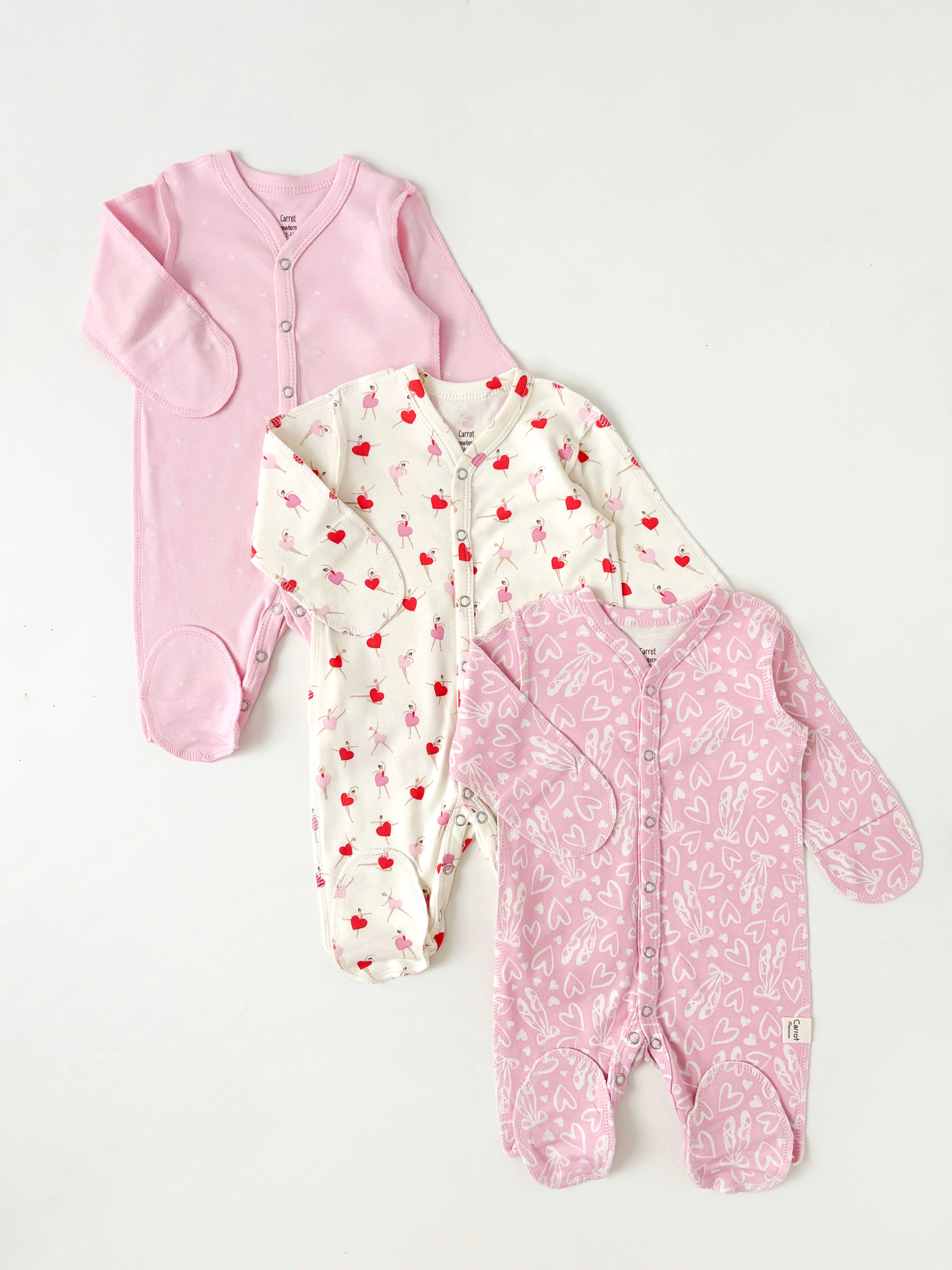 Комбинезон 3 шт Carrot 10002259балет - фото 1