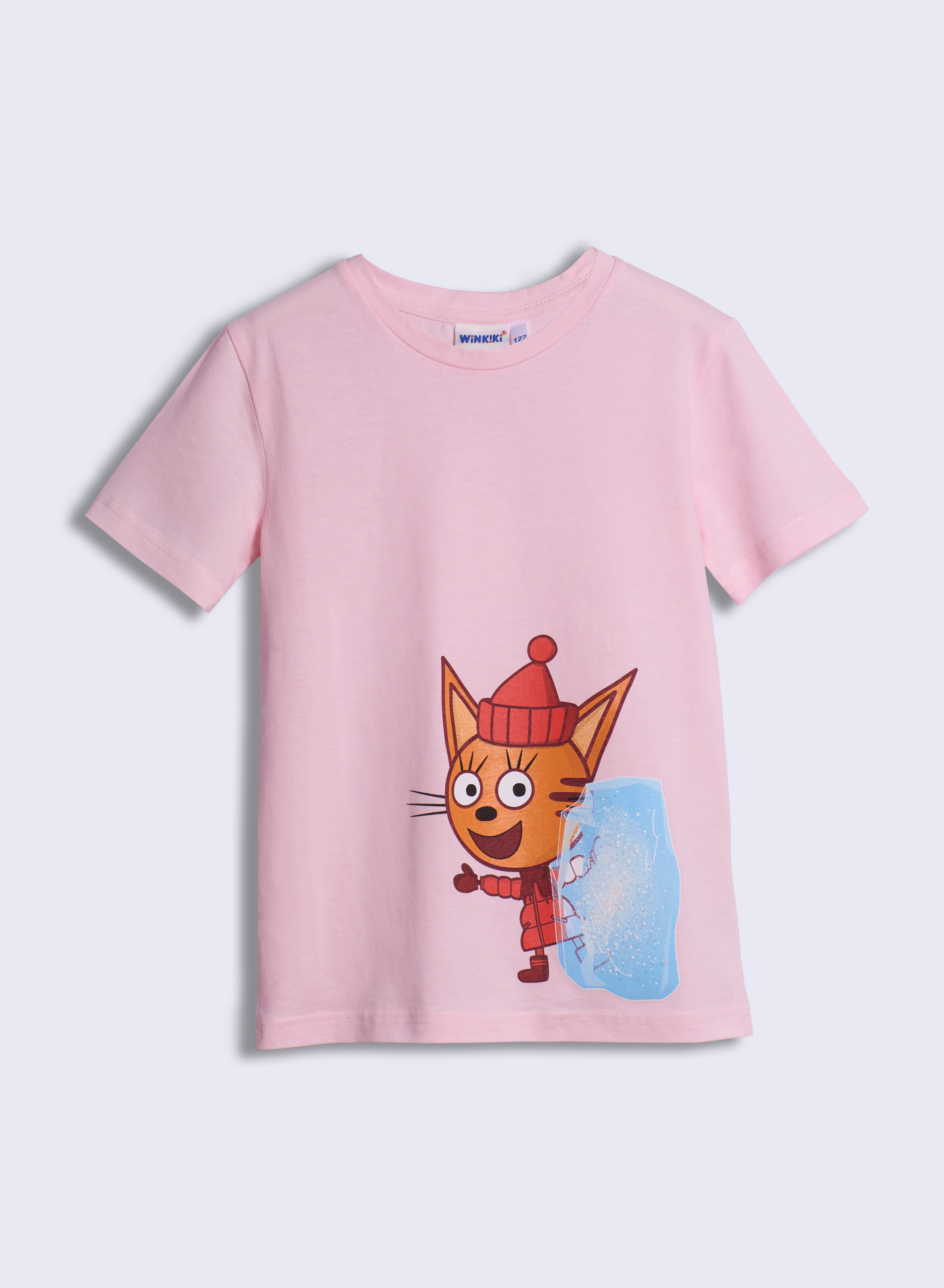 Футболка Три кота TK24252401/Нежно-розовый - фото 1