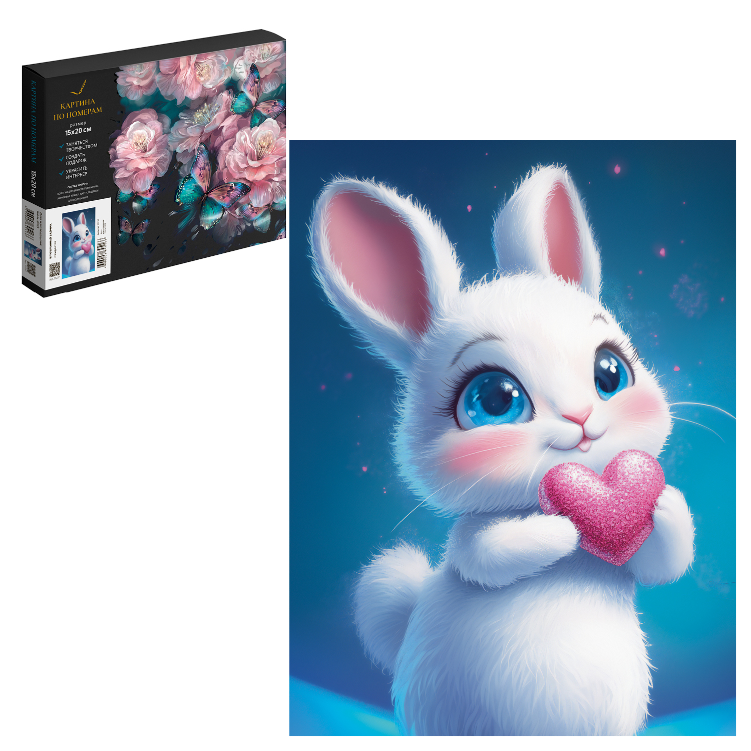 Картина по номерам Феникс + - фото 1