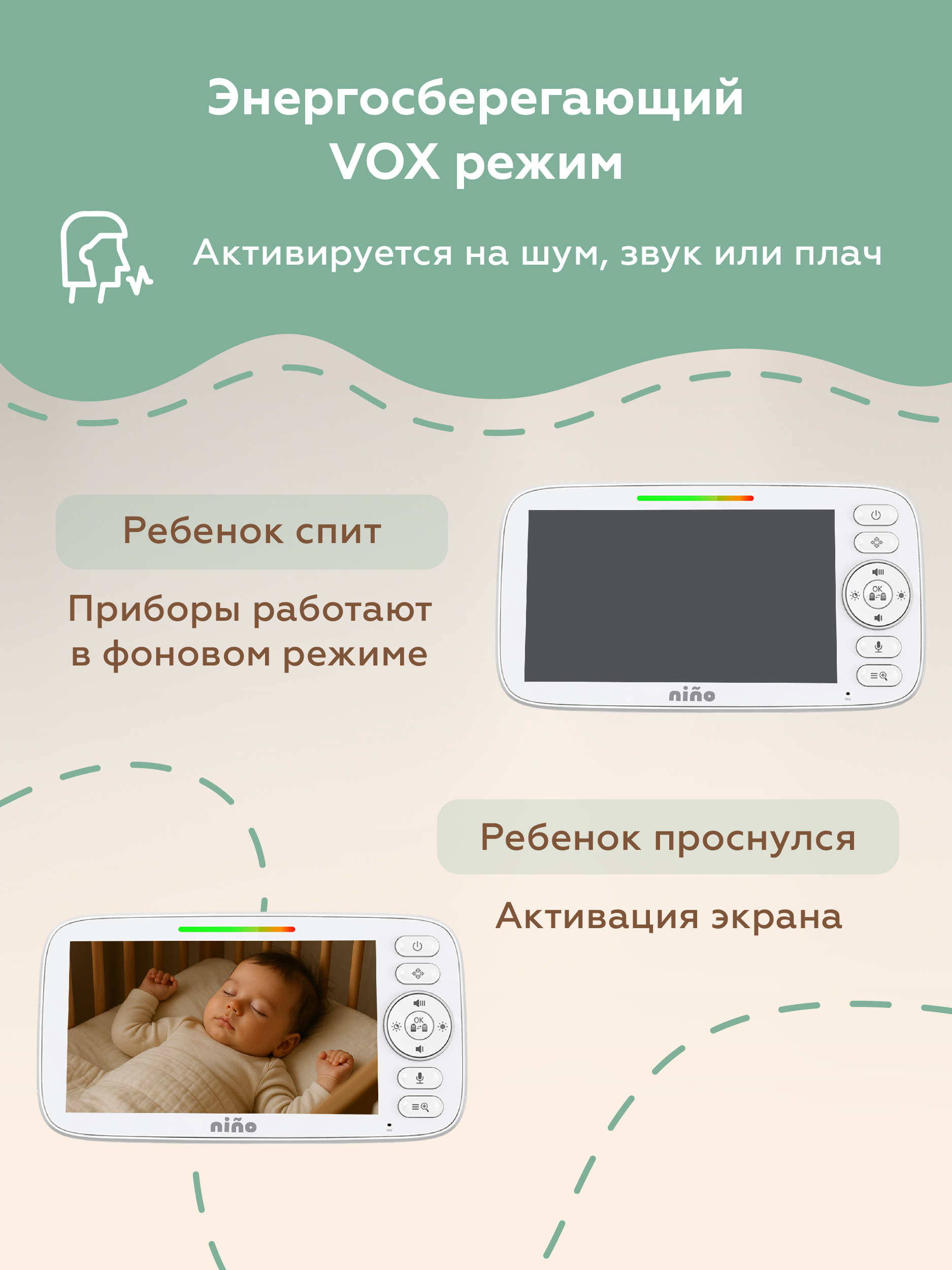 Видеоняня nino SM530Q - фото 7