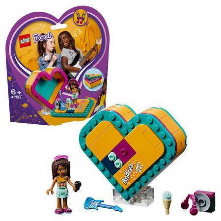 Конструктор LEGO Friends Шкатулка-сердечко Андреа блочный
