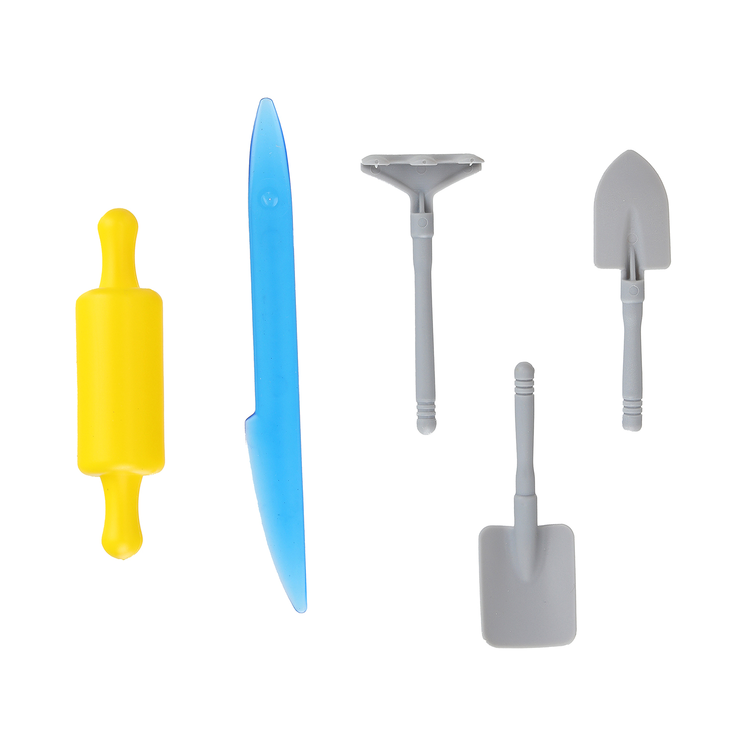 Масса для лепки Multiart Экскаватор 3 цв. - фото 3