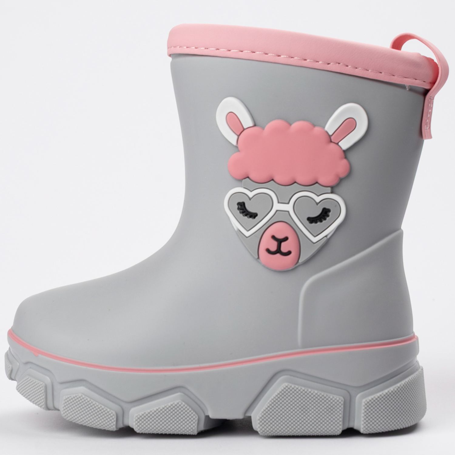 Сапоги резиновые TikkaGo 2L01_2521_grey-pink - фото 4