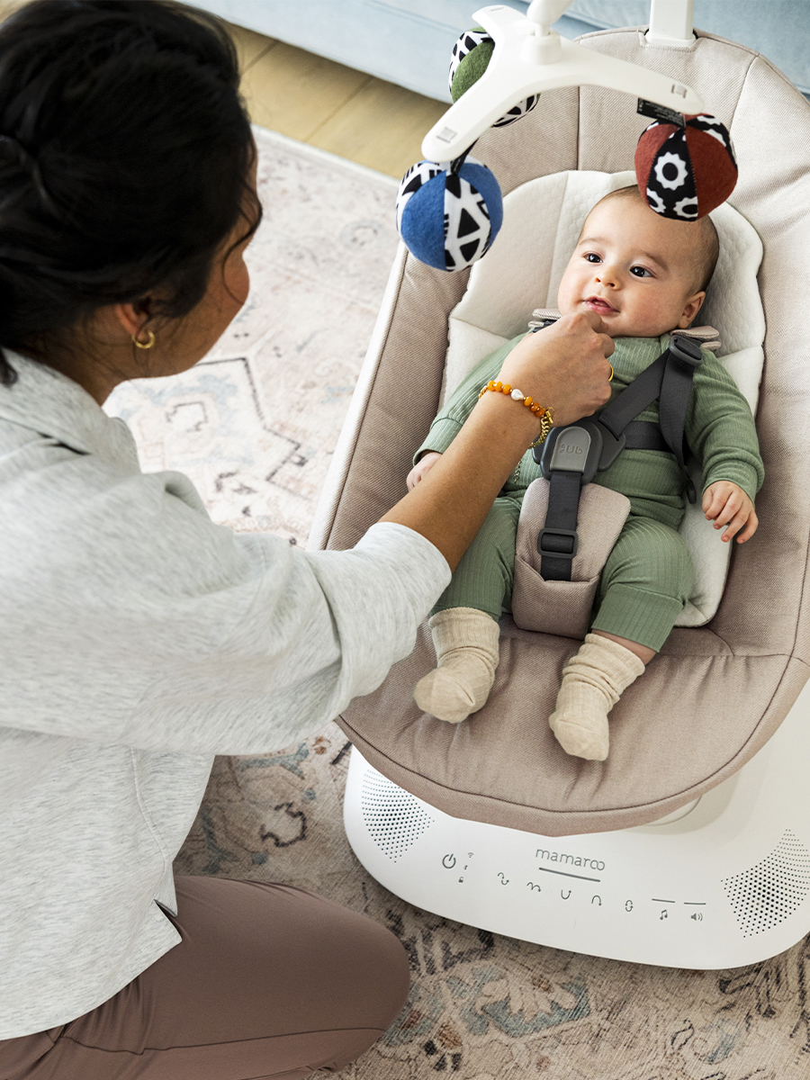 Кресло-качалка UPPAbaby Charlie - Sand Melange бежевый - фото 8