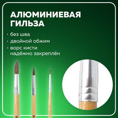 Кисть Brauberg 3 шт. (пони)