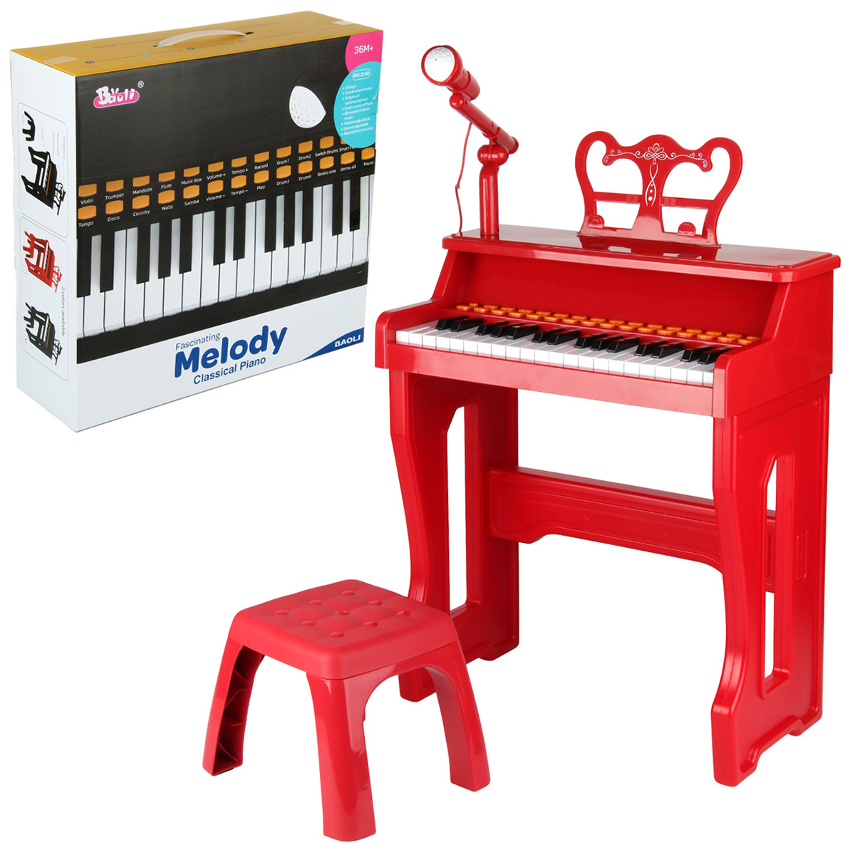 Игрушка музыкальная Veld Co пианино - фото 11