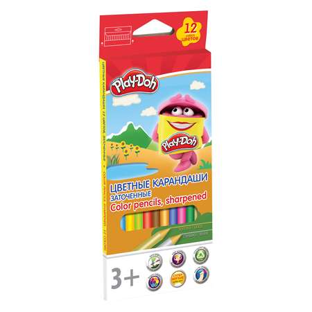 Карандаши цветные Kinderline 12 шт.