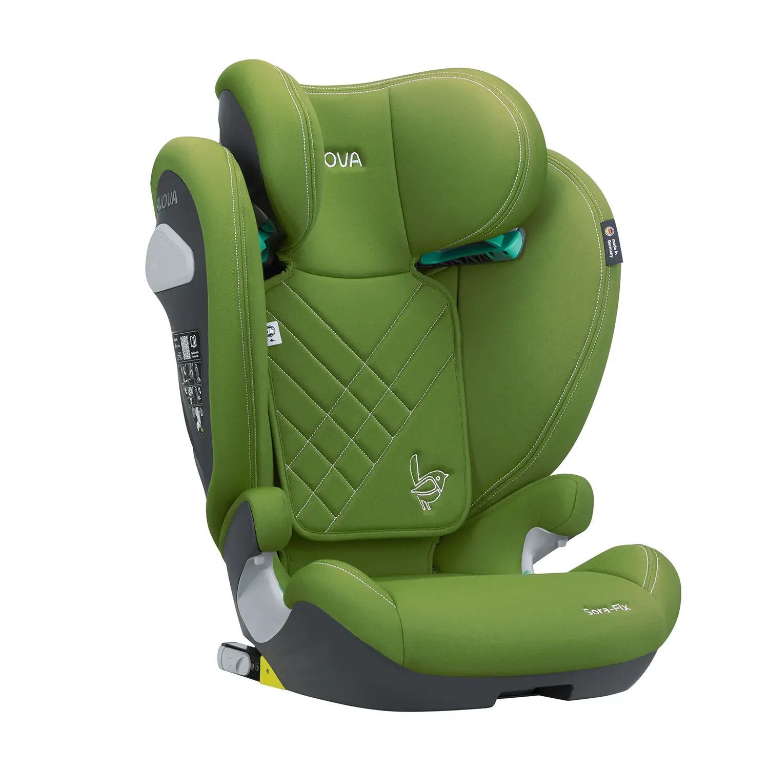 Автокресло Avova Sora-Fix Isofix 2/3 (15-36 кг) зеленый - фото 8