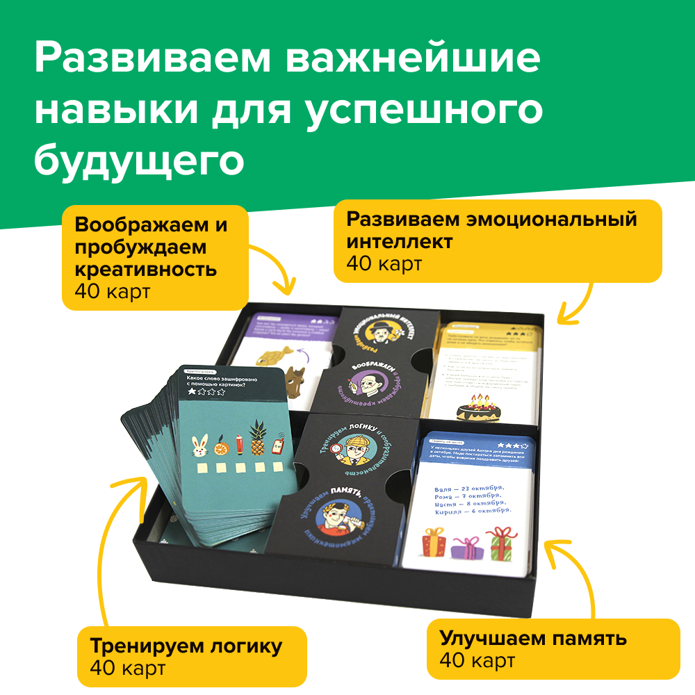 Настольная игра Brainy Trainy Навыки будущего - фото 3