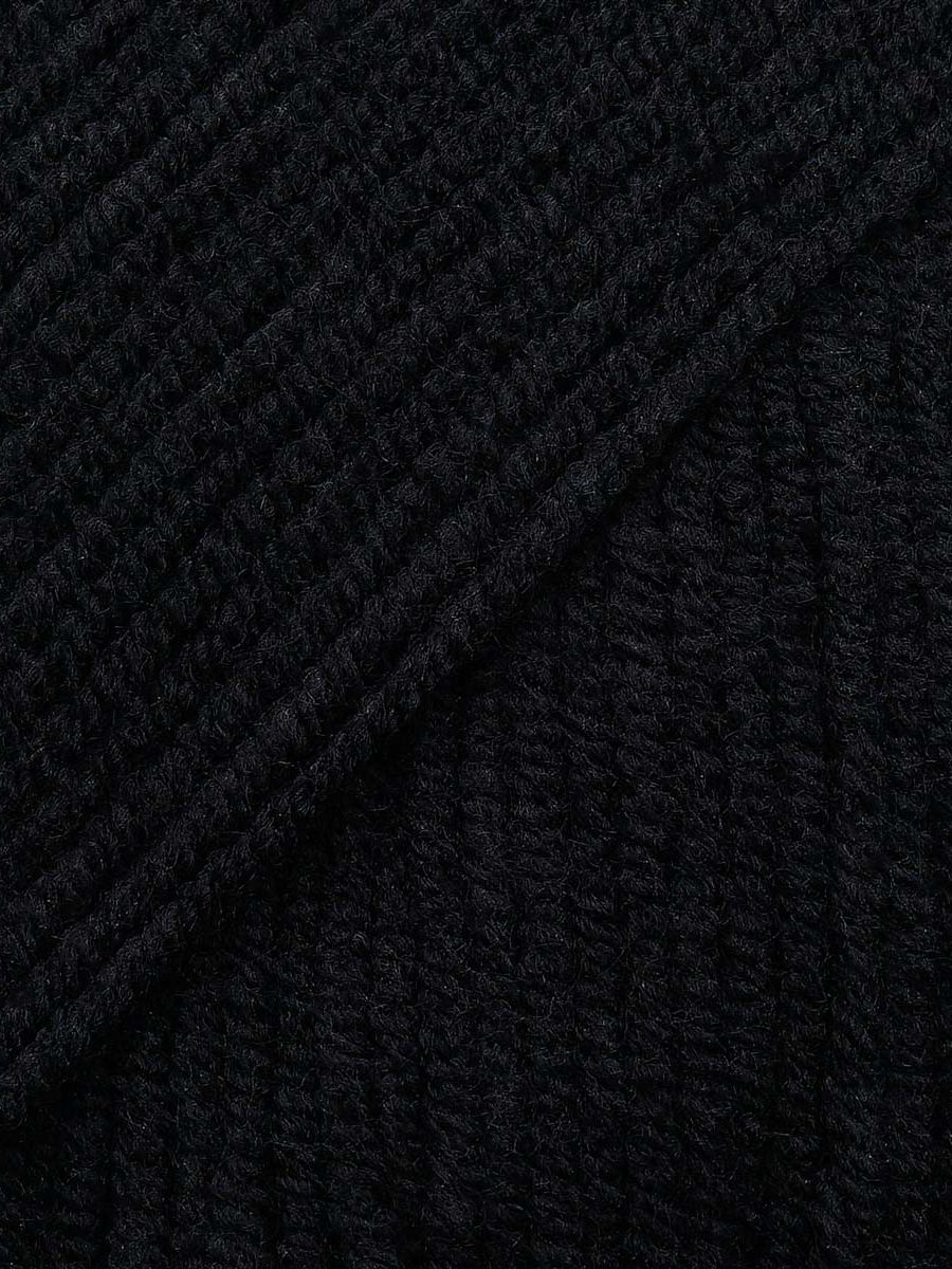 Пряжа Alize для теплой одежды пледов игрушек Cotton gold 100 гр 330 м 5 мотков 60 черный - фото 5