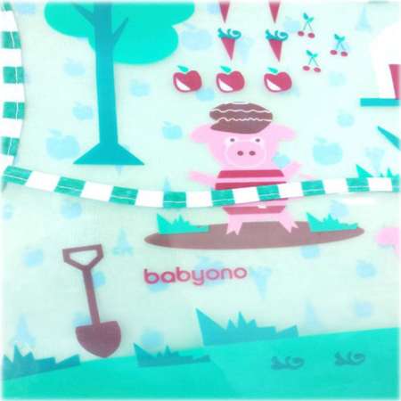 Нагрудник Babyono клеенка 1 шт. в ассортименте