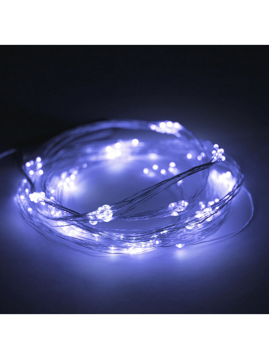 Гирлянда новогодняя Золотая сказка конский хвост интерьерная для дома и на елку 2 м от сети светодиодная - фото 14