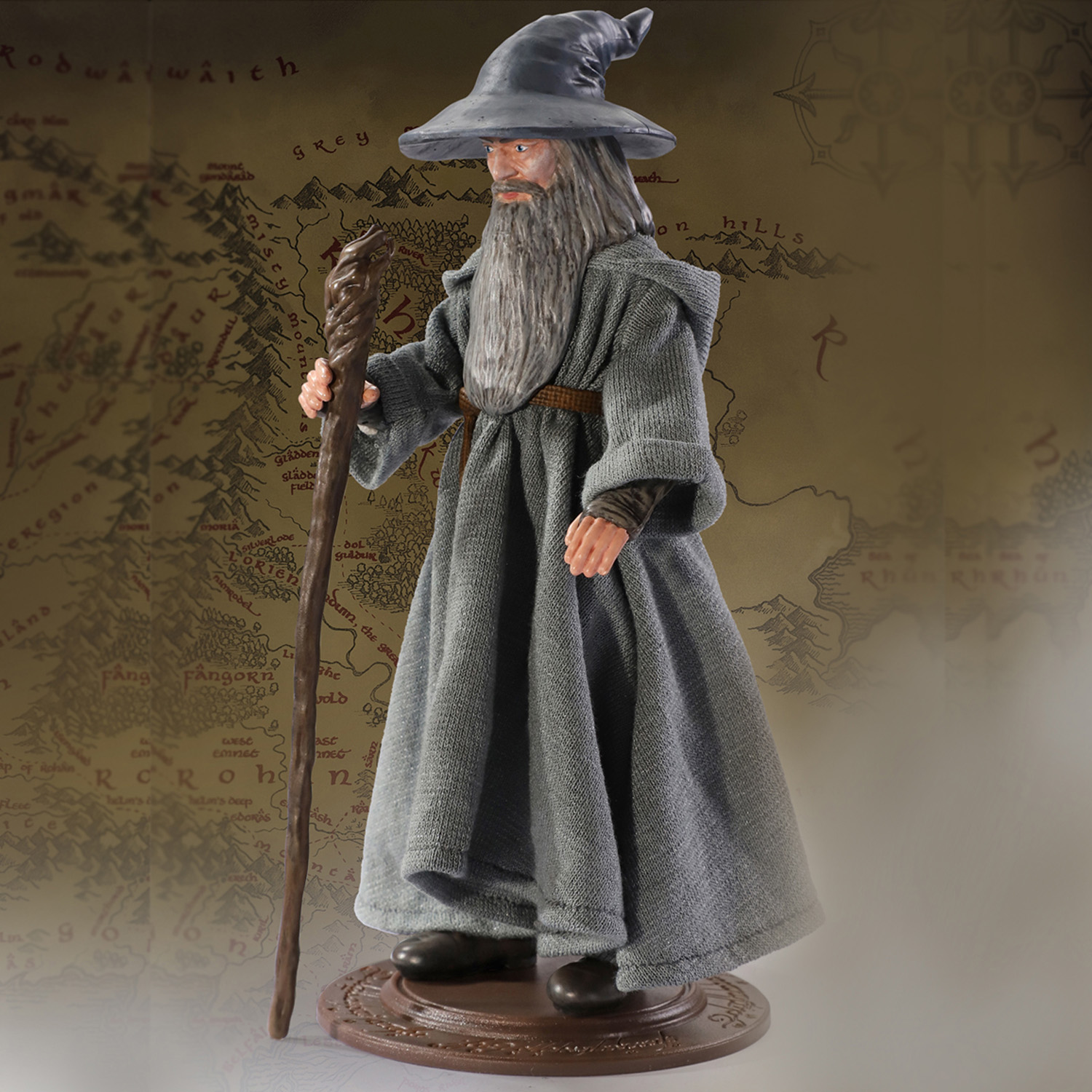 Фигурка The Lord of the Rings Bendyfig Гендальф - гибкая - фото 6