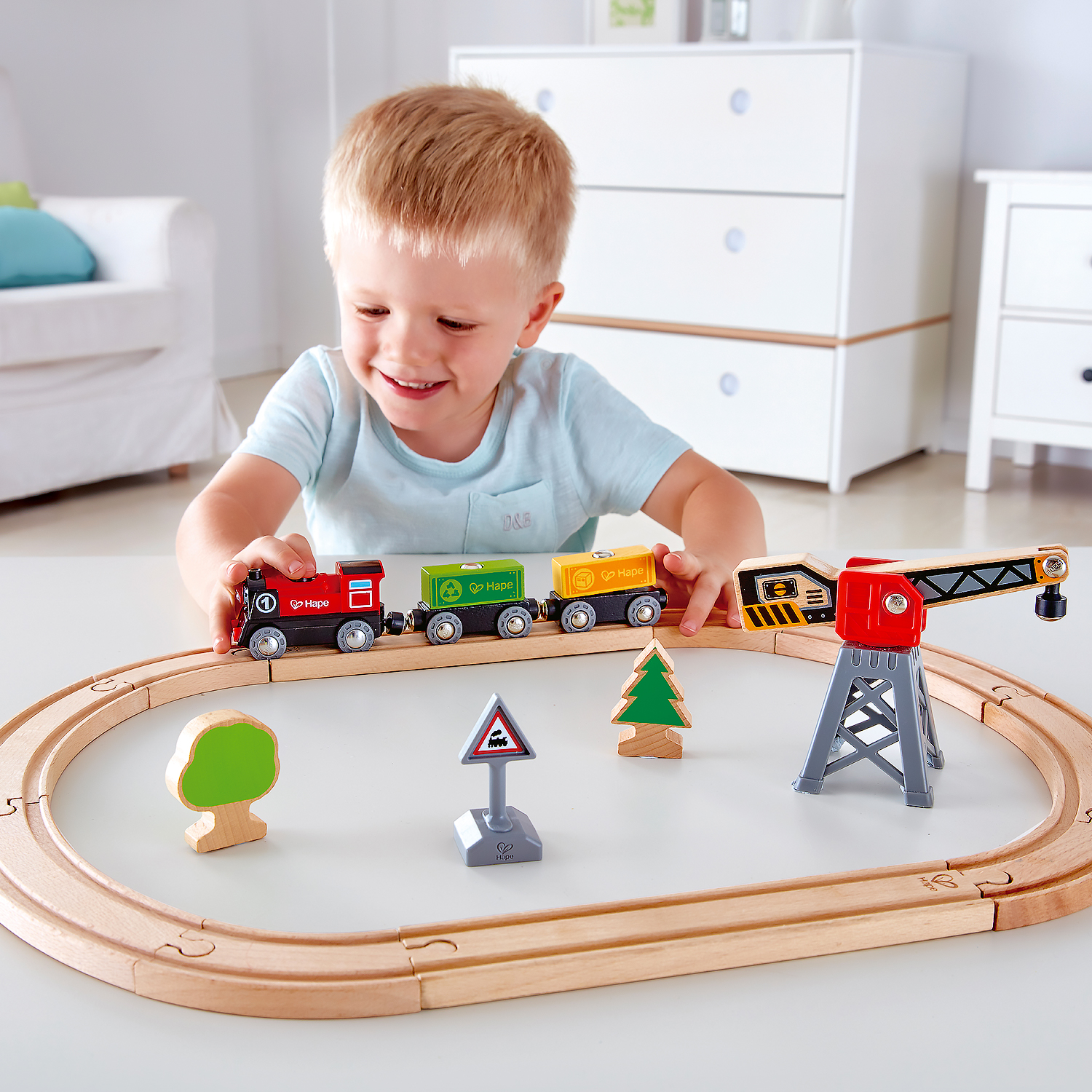 Развивающая железная дорога Hape E3731_HP - фото 1