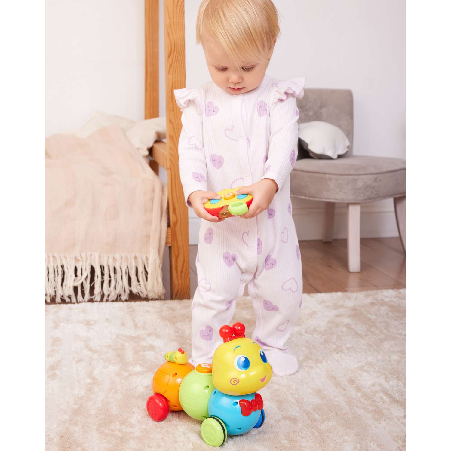 Игрушка BabyGo Забавная гусеница - фото 2