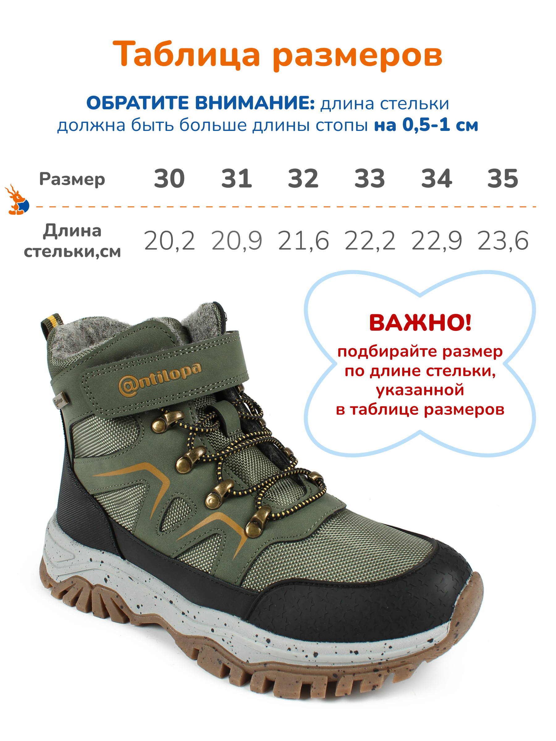 Ботинки Antilopa AL 16111 - фото 3