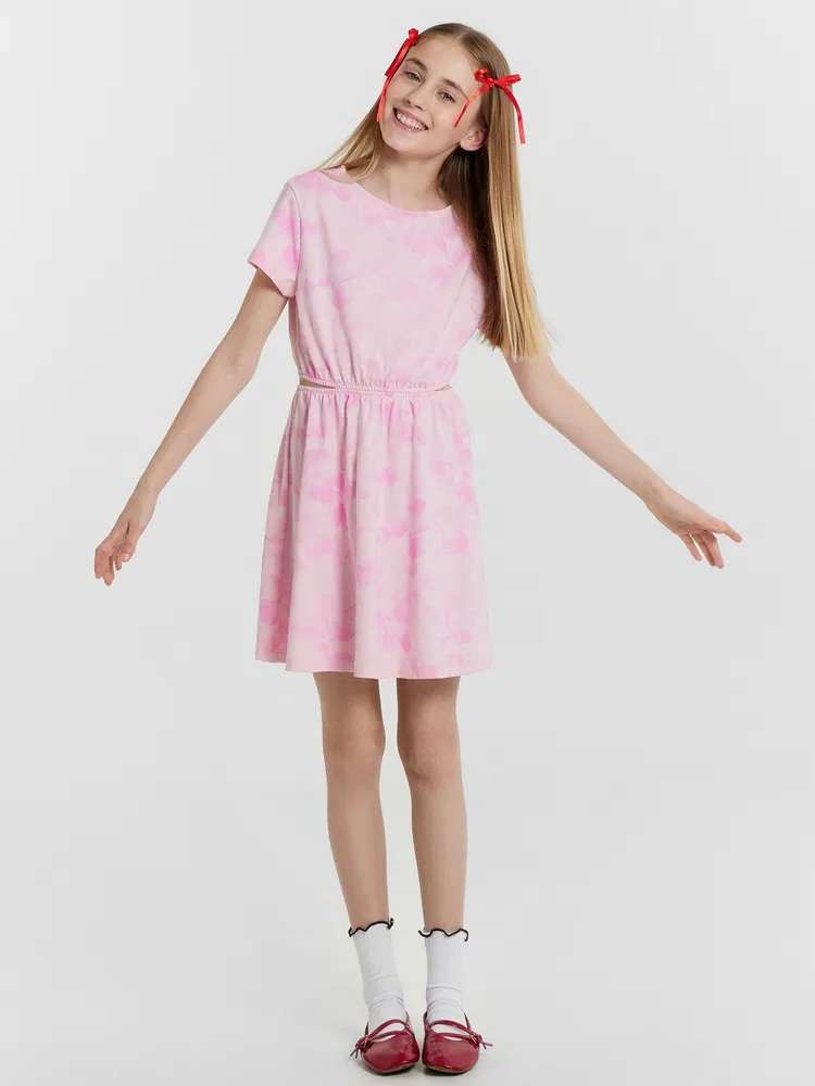 Платье Mark Formelle (Марк Формэль) 157968/акварельные бантики на розовом - фото 2