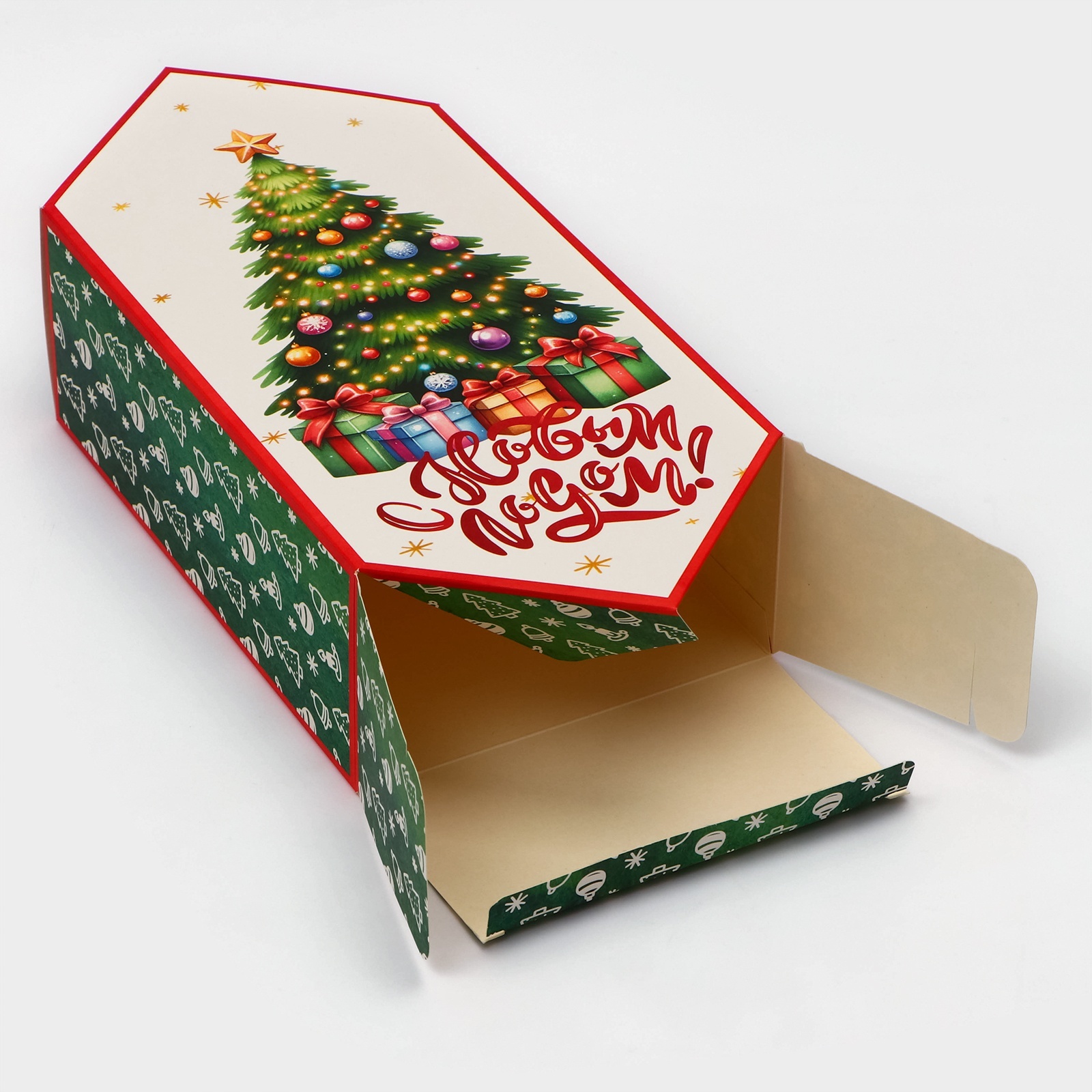 Складная коробка UPAK LAND "Ёлочка", 14 х 22 х 8 см - фото 3