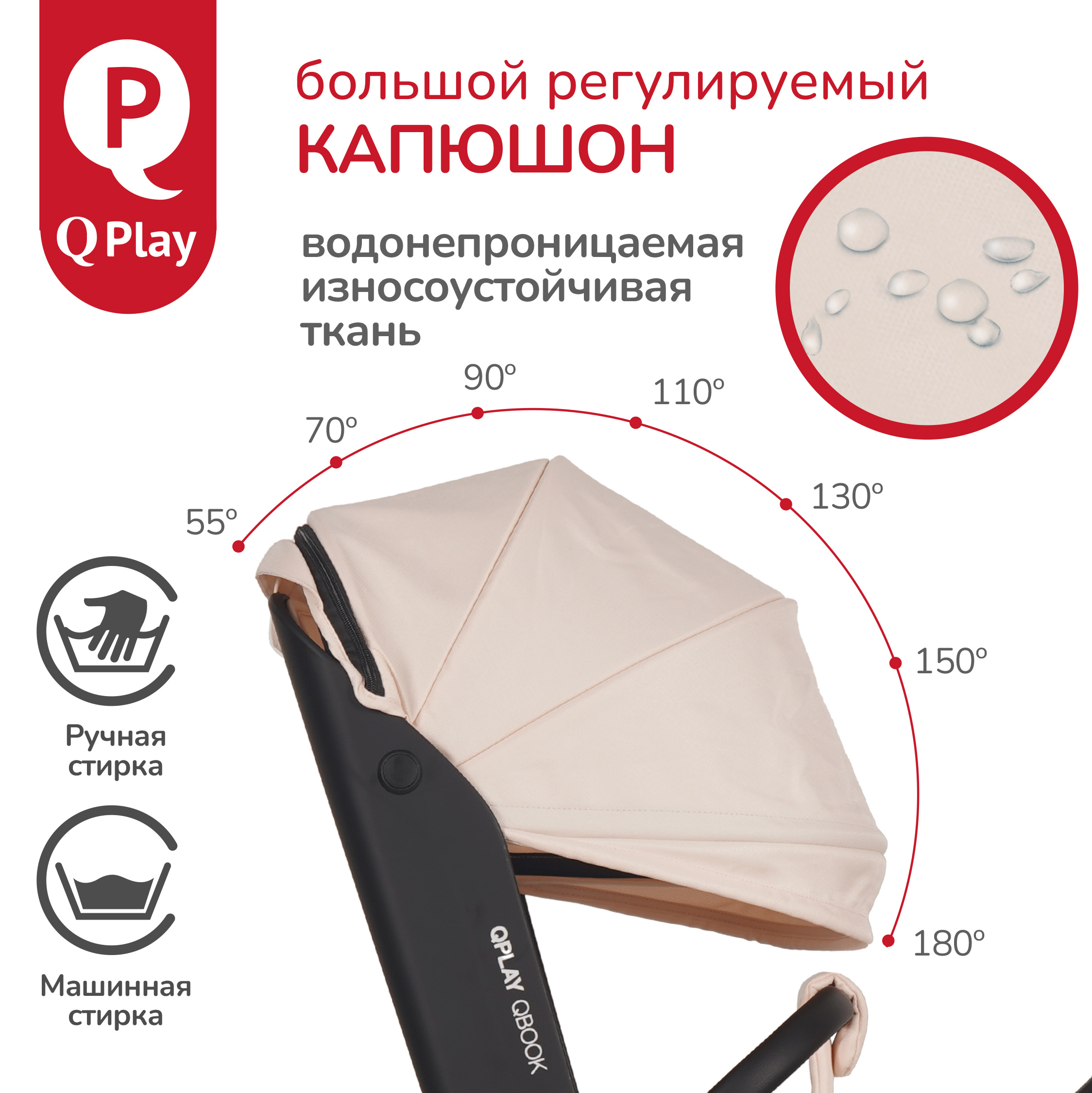 Коляска прогулочная QPLAY Qbook - фото 6