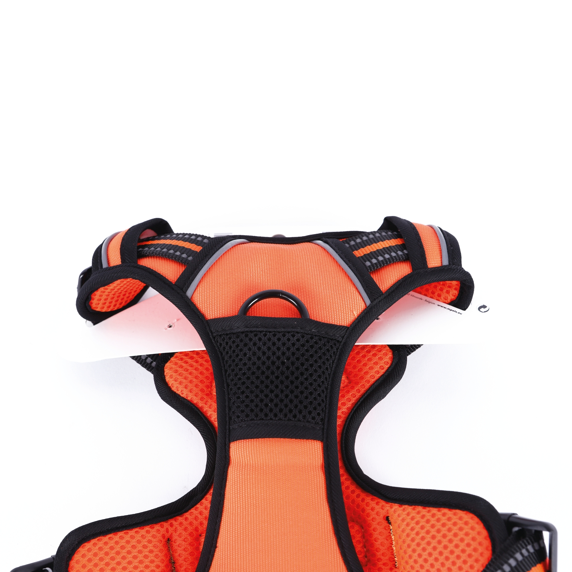 Шлейка для собак M-Pets L Оранжевый-Черный 10818299 - фото 4