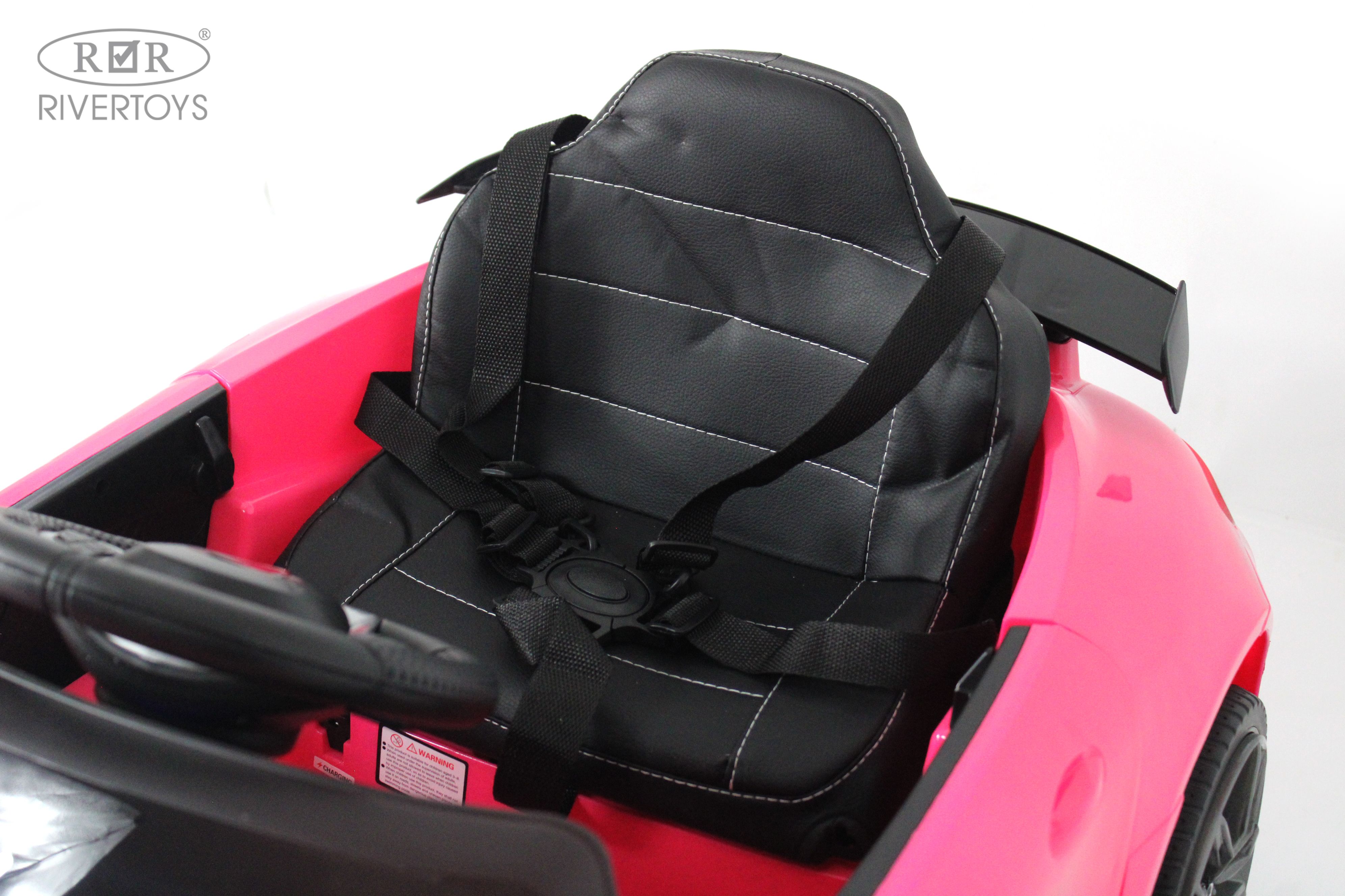 Электромобиль RIVERTOYS Mercedes X777XX-AMG-PINK-GLANEC С пультом ДУ - фото 8