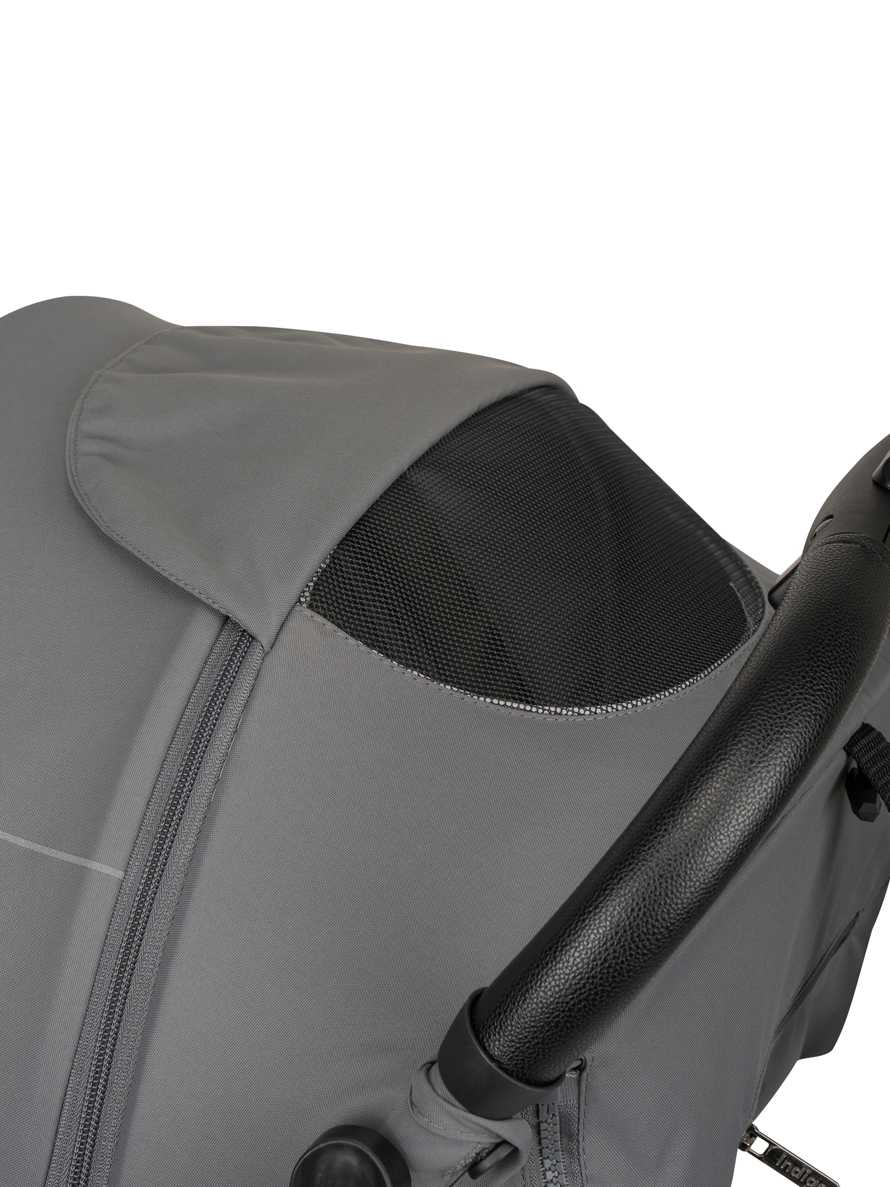 Коляска прогулочная Indigo Skip для путешествий, т.-серый серый - фото 27